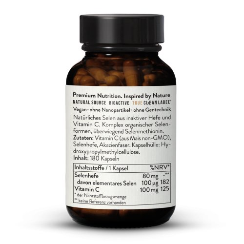 Sunday Natural Products  Selenhefe 100µg + Vitamin C