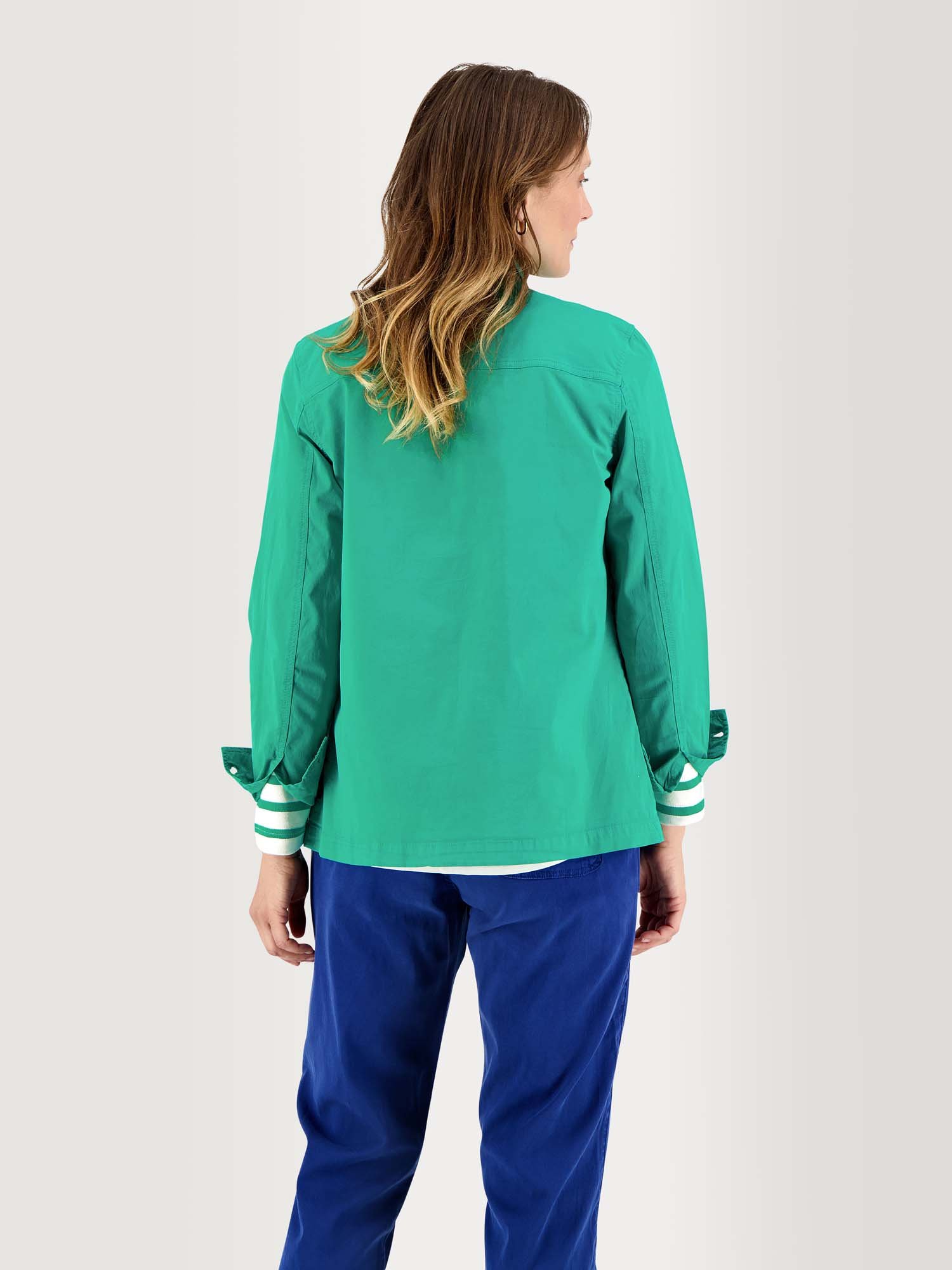 Veste Femme Légère Coton Stretch Vert