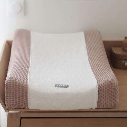 Housse de matelas à langer Sofalange Vieux rose - BEABA
