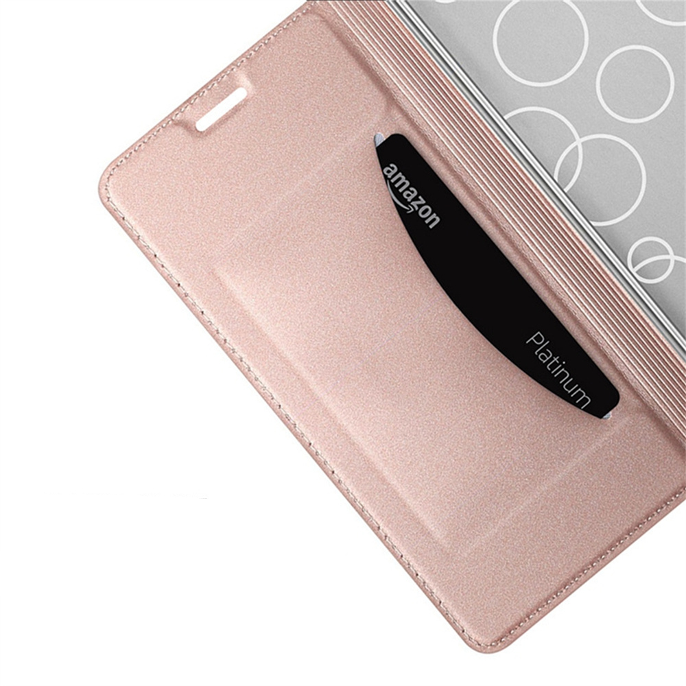 Samsung Galaxy S24 FE Flip Wallet Cover Leder Tasche - Roségold