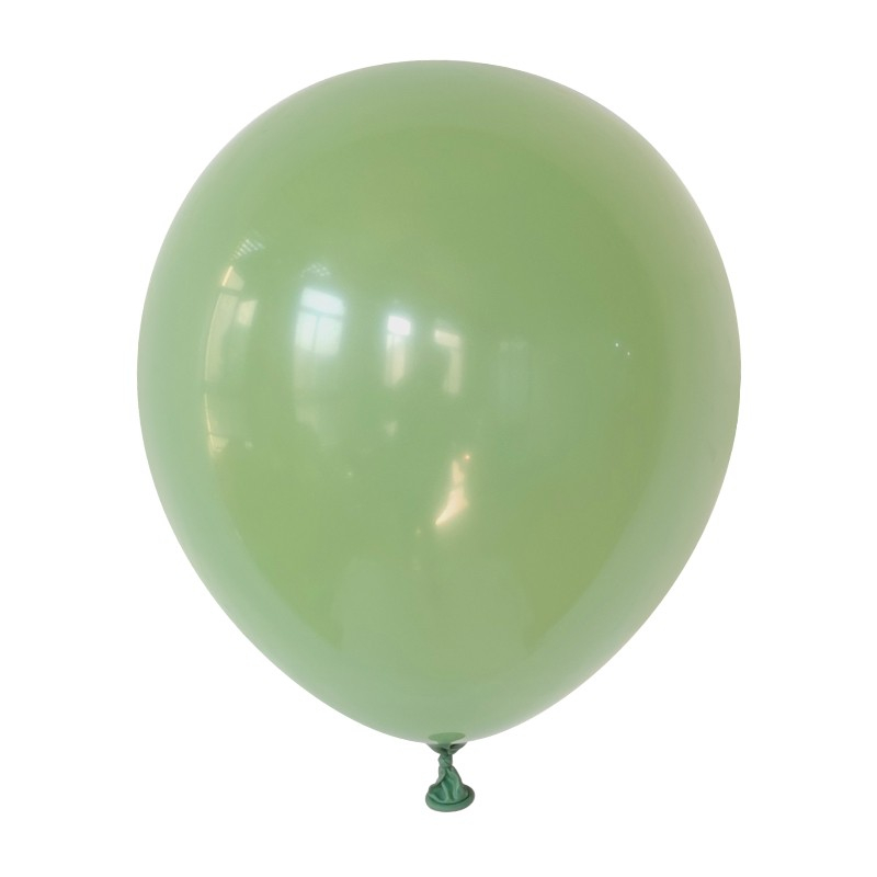 (15er Set) Ø30cm Party Deko Ballons Latex Luftballons Metallic - Grün / Weiss / Gold