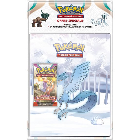 Pack cahier range-cartes Pokémon Ecarlate et Violet - Evolution à Paldéa