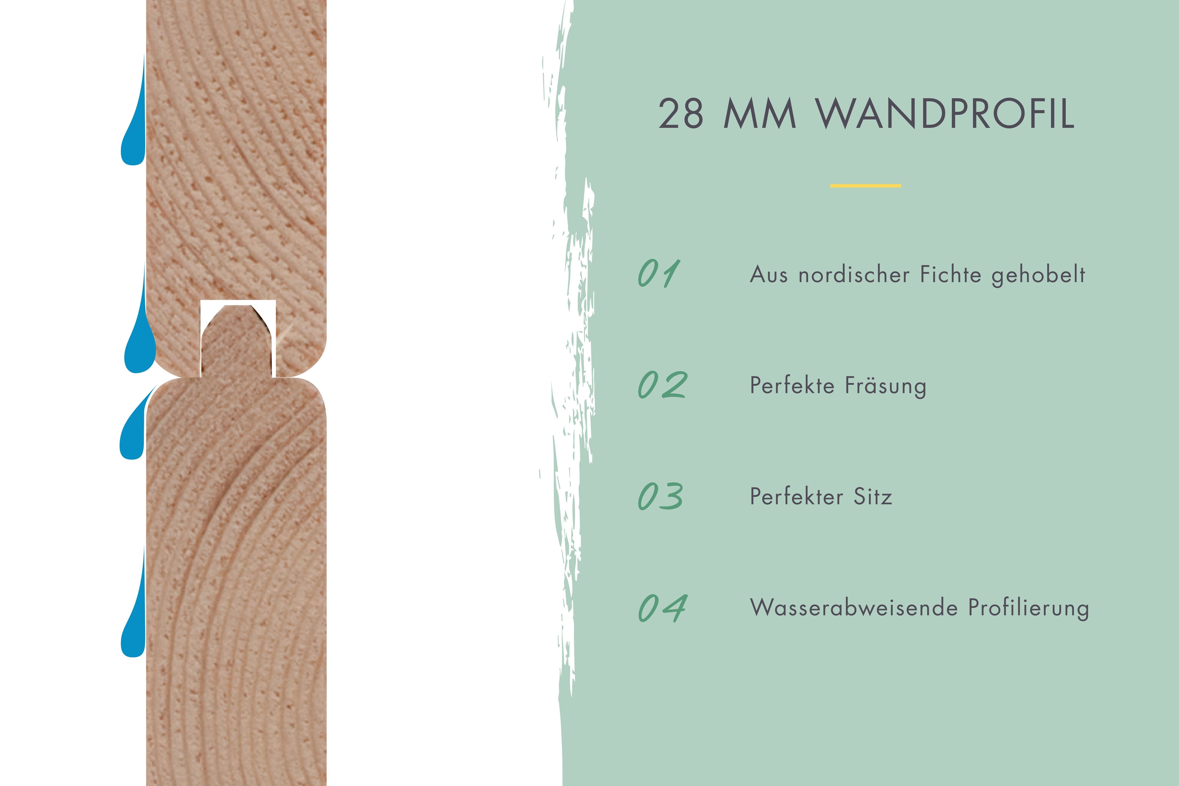 Karibu Blockbohlen Gartenhaus Rosé 5 naturbelassen Dachbegrünung Geräteschuppen Holzhaus