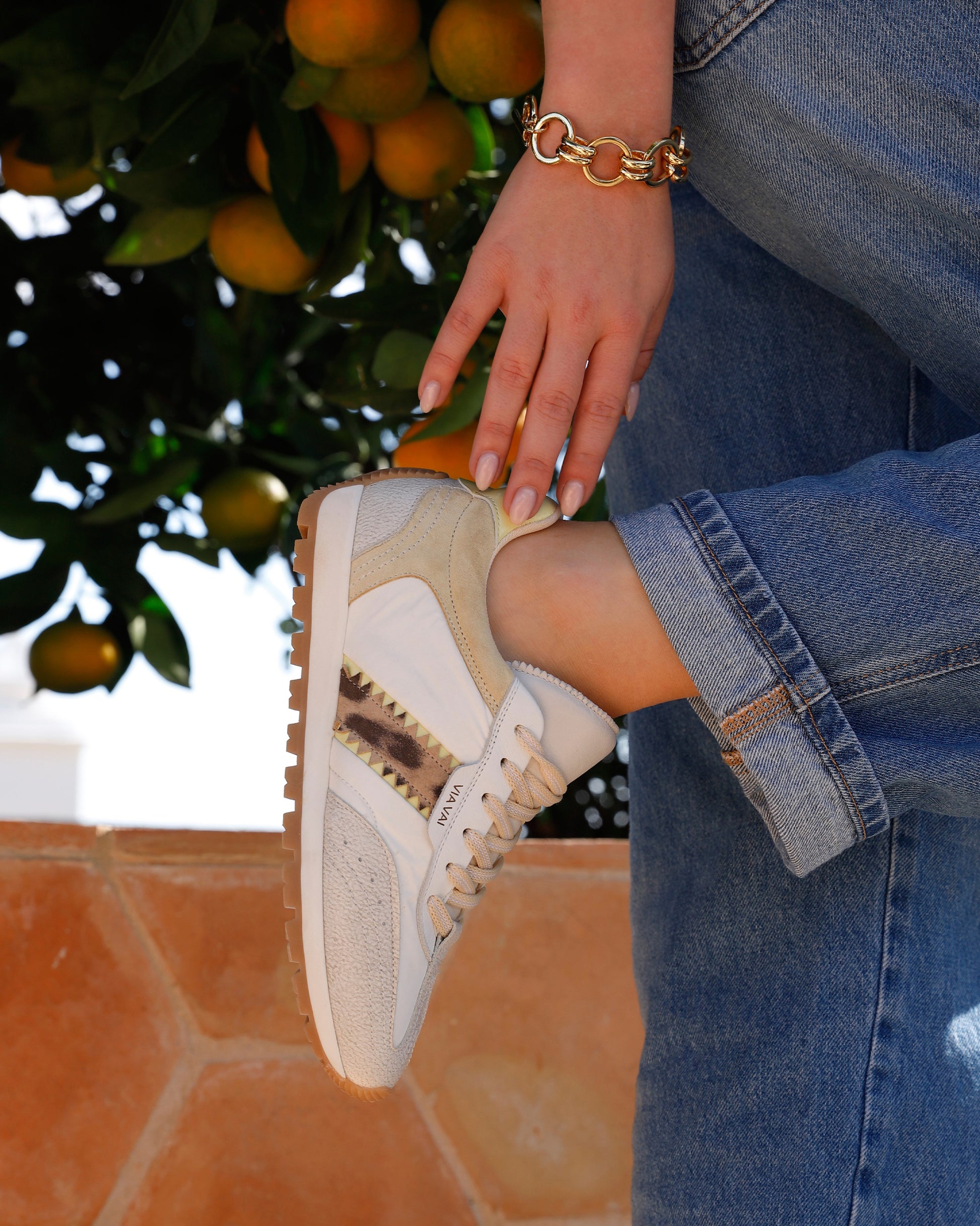 VIA VAI meerkleurige dames sneakers Scott Sara