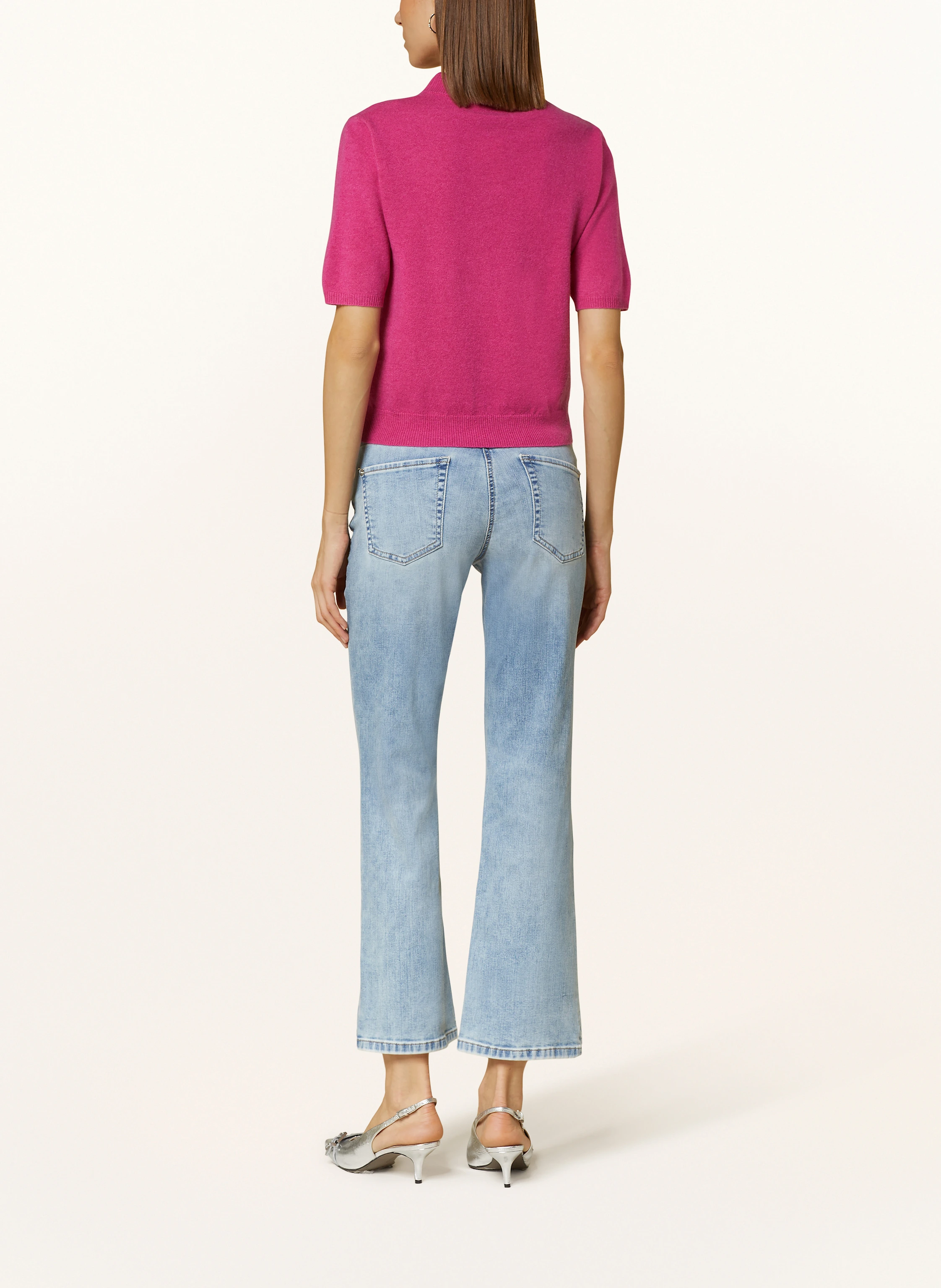 CAMBIO Flared Jeans PARIS mit Schmucksteinen