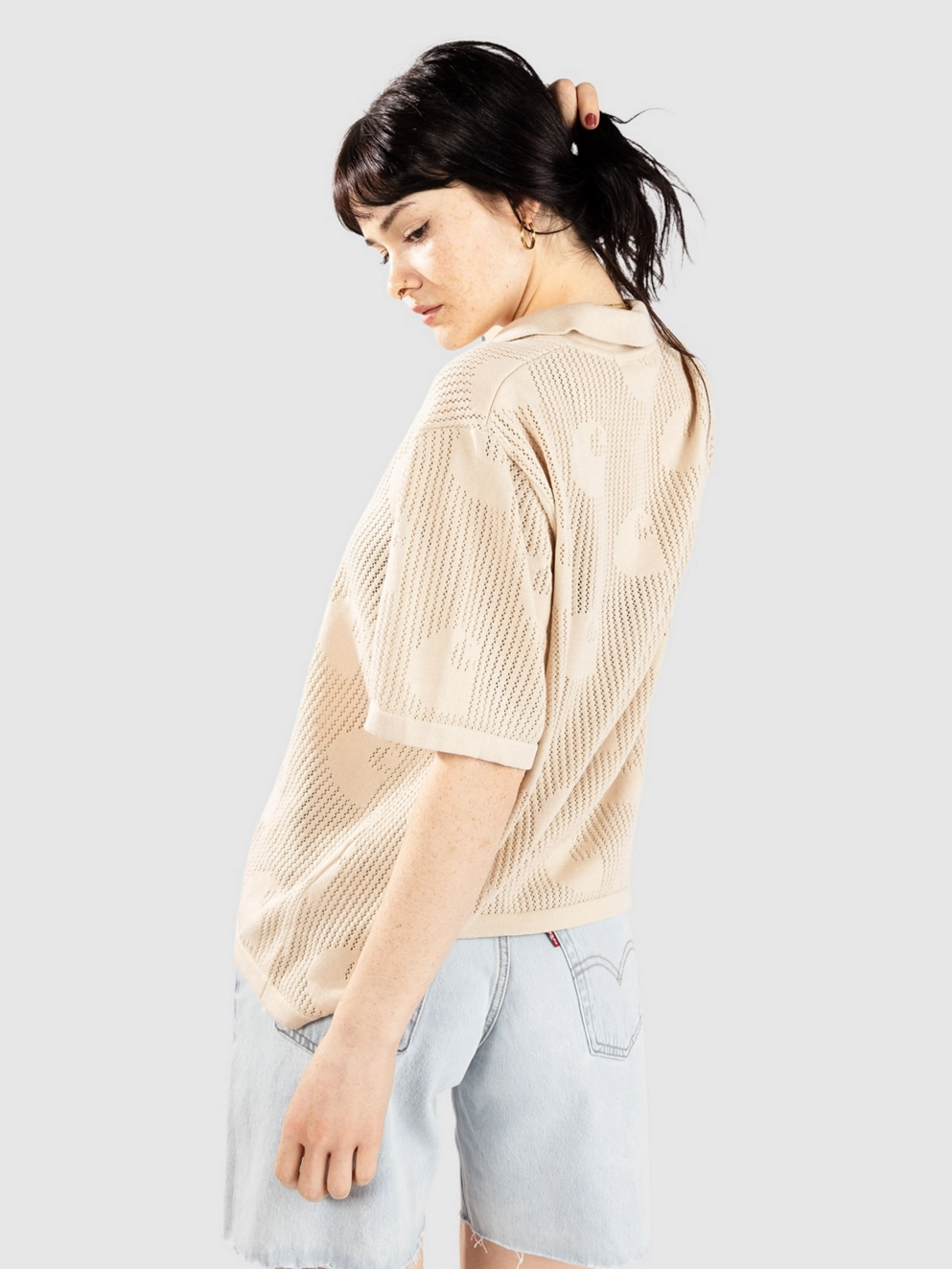 Carhartt WIP Temple Knit Shirt fleur de sel