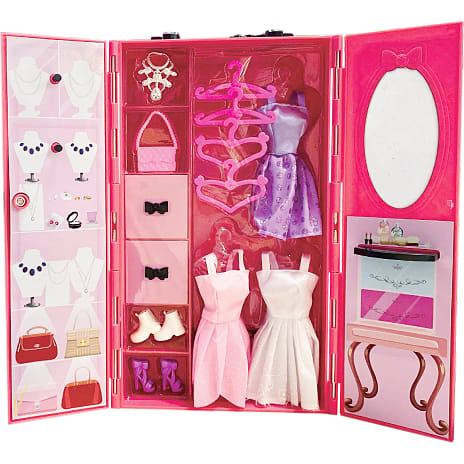 Fantasy world garderobe med dukke