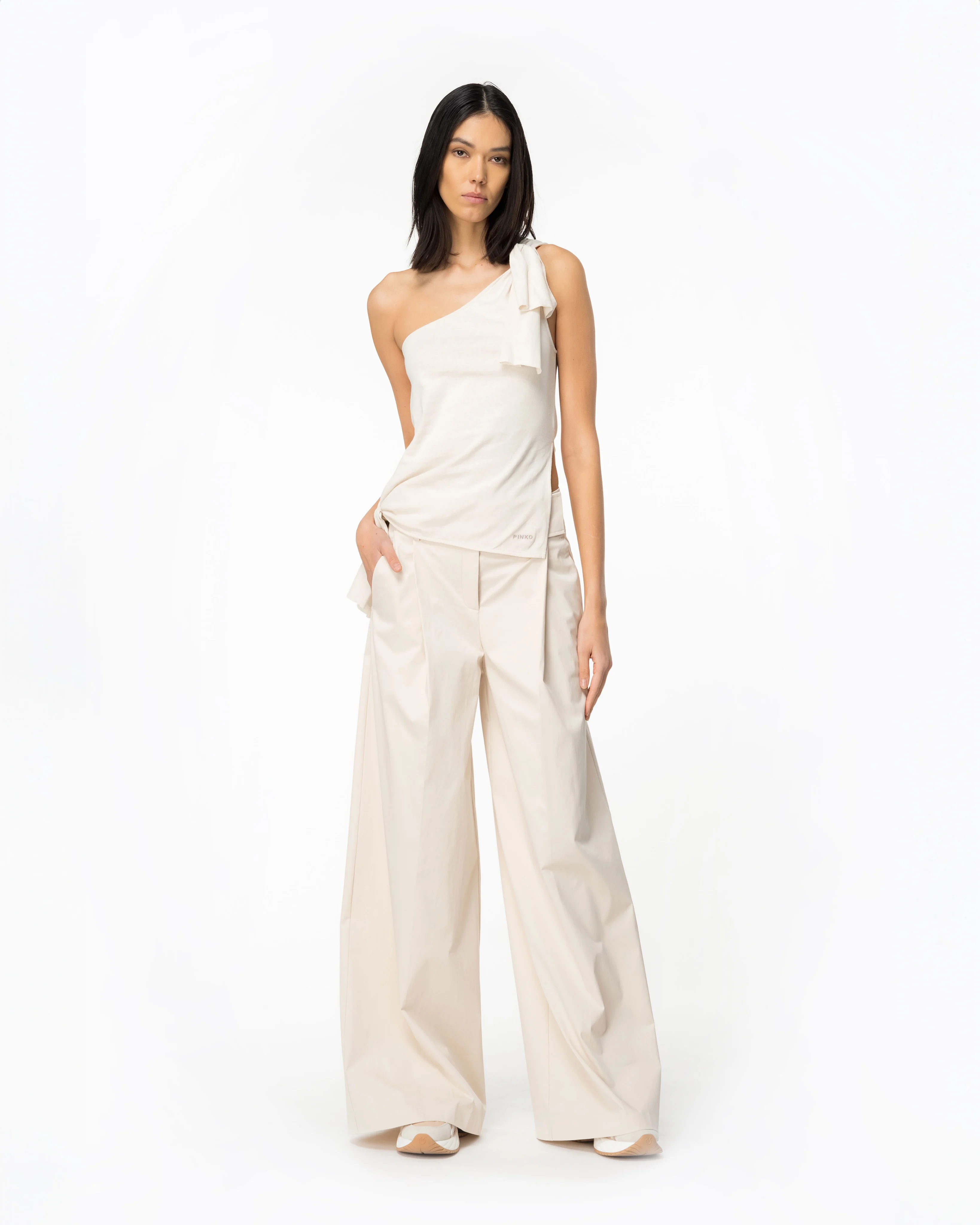 Top asymétrique | Beige
