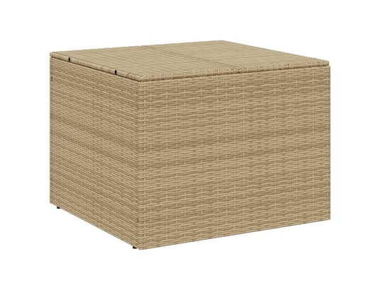 VIDAXL - Coffre Boîte de rangement de jardin mélange beige 291l résine tress...