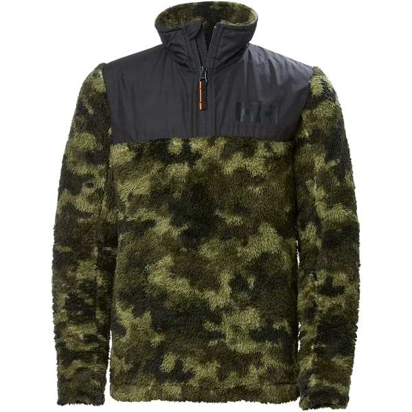 Sweat polaire HELLY HANSEN JR CHAMP 1/2 ZIP MIDLAYER UTILITY UTILITY GREEN