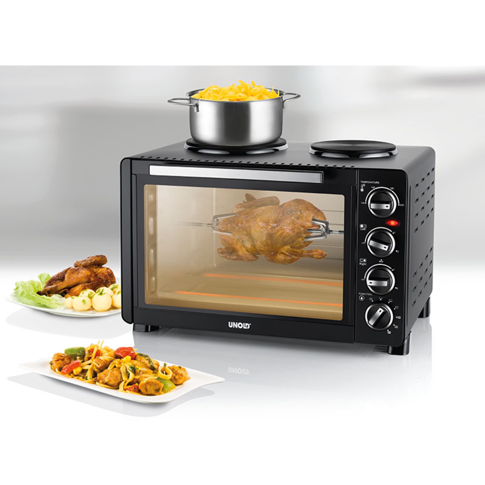 Unold Mini-Backofen Kleinküche All in One 68885