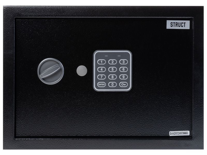 STRUCT Möbeltresor 16.3 l Tresor zum Aufbewahren von Bargeld, Schmuck und anderen Wertsachen