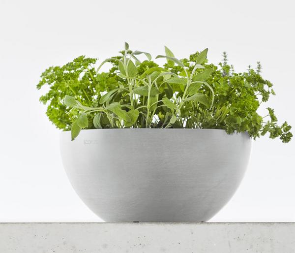 Ecopots Kunststoff-Topf Brussels, rund