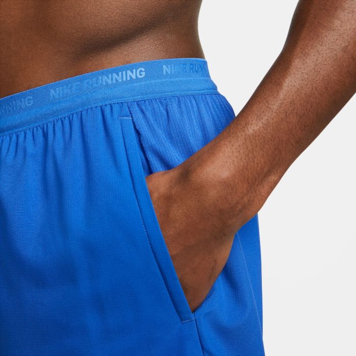 Nike Herre Shorts Dri-Fit Stride 5 Inch Brief-Lined Shorts Blå