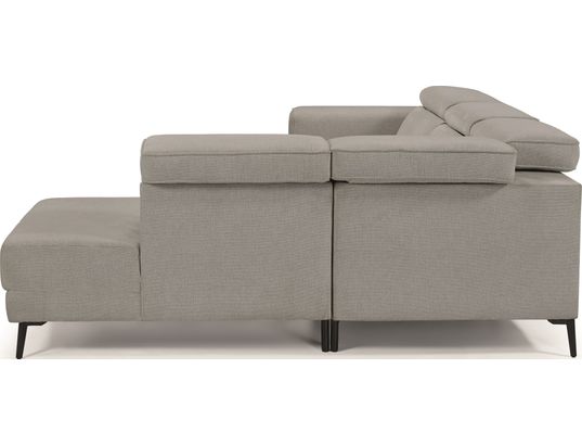 CONCEPT1 - Canapé tissu Mali 2 relax électrique gris angle droite