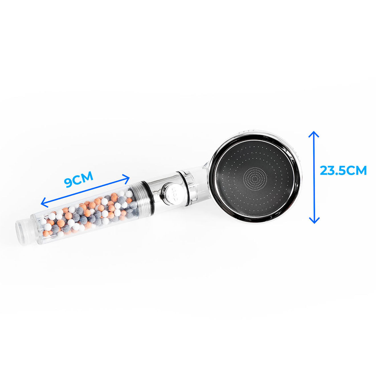 Yoghi Pommeau de douche Eco Filter chromé  - 53x29x34 cm