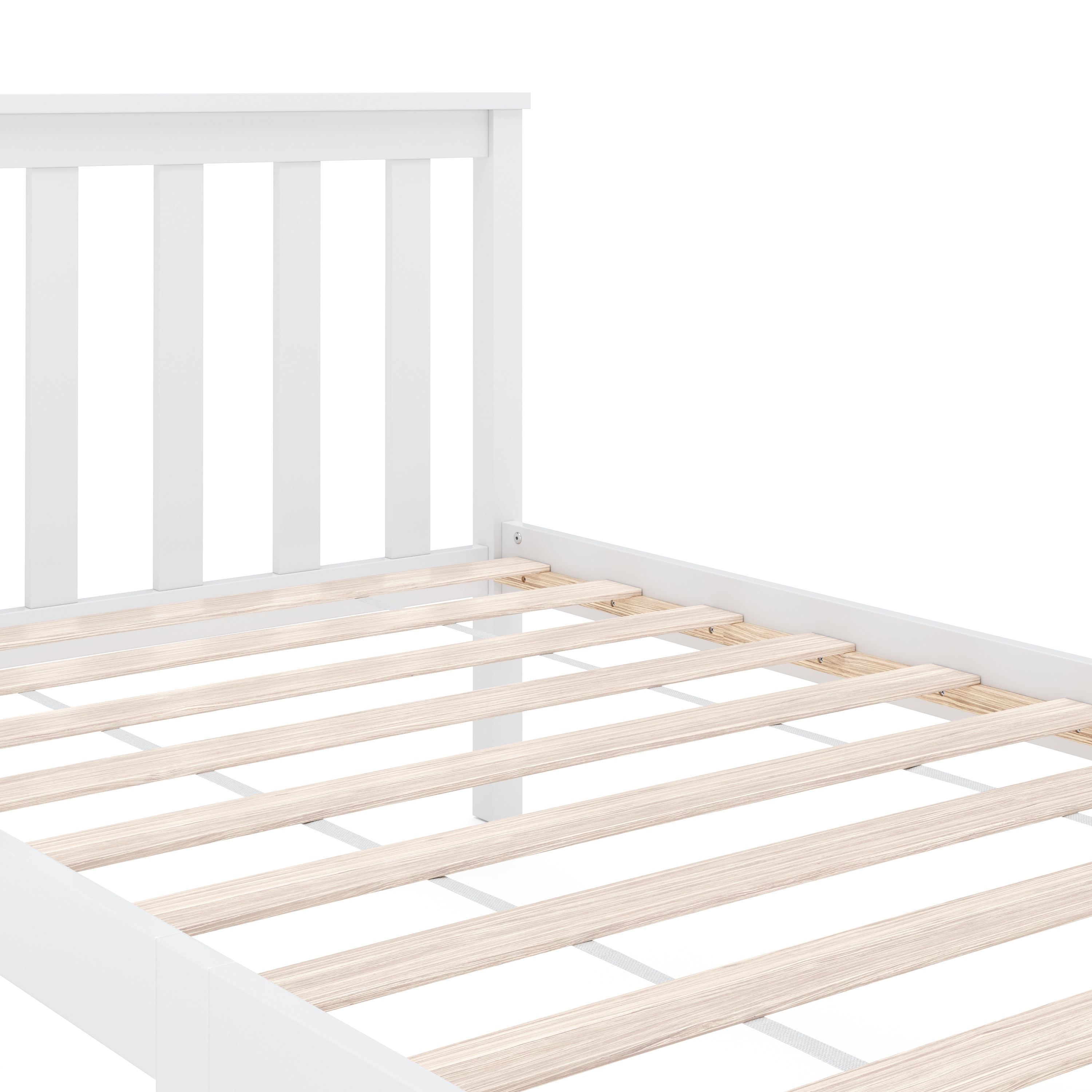 Bett Holz EMILY 90 x 200 cm weiss