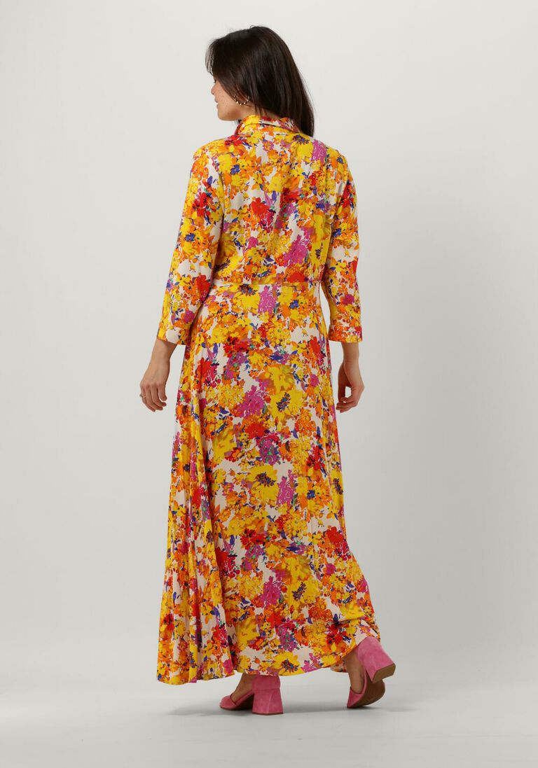 Y.A.S. gele y.a.s. maxi jurk yassavanna long shirt dress