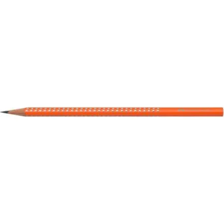 Faber-Castell Bleistift GRIP SPARKLE, B, orange