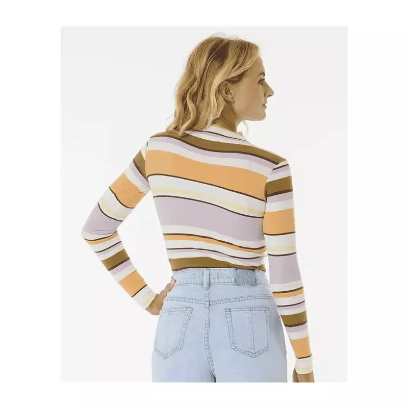 Teeshirt femme RIPCURL Sunrise Session Rib L/S Tee Multico