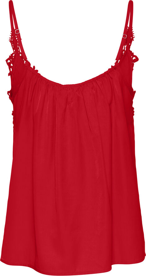 Cream CRAnna Top Flame scarlet