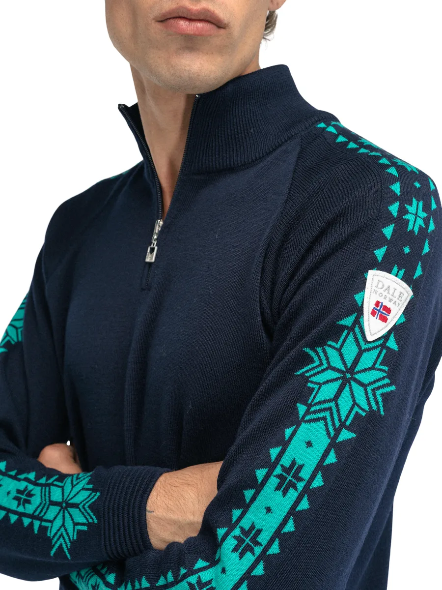 Dale of Norway Geilo Masc Sweater Marine Peacock