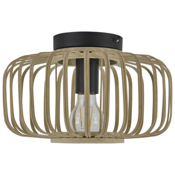 Plafondlamp Joy bamboe naturel Ø28cm