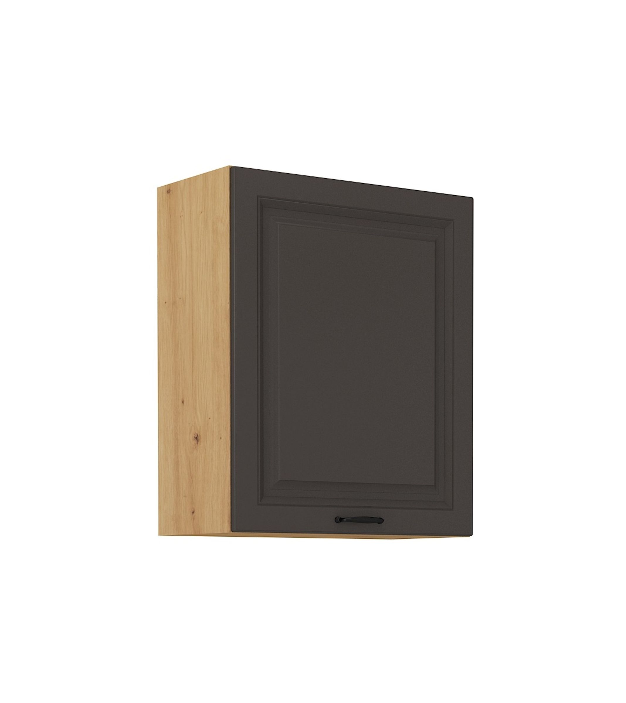 Hängeschrank 60 cm Stilo Grau + Eiche Artisan Küchenzeile Küchenblock Küche