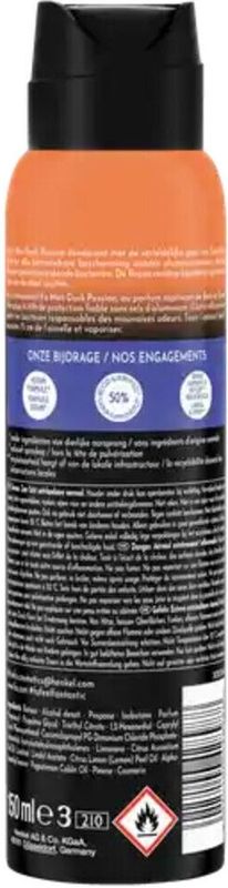 Fa - Men - Dark Passion - Deodorant Spray - Voordeelverpakking - 6 x 150 ml
