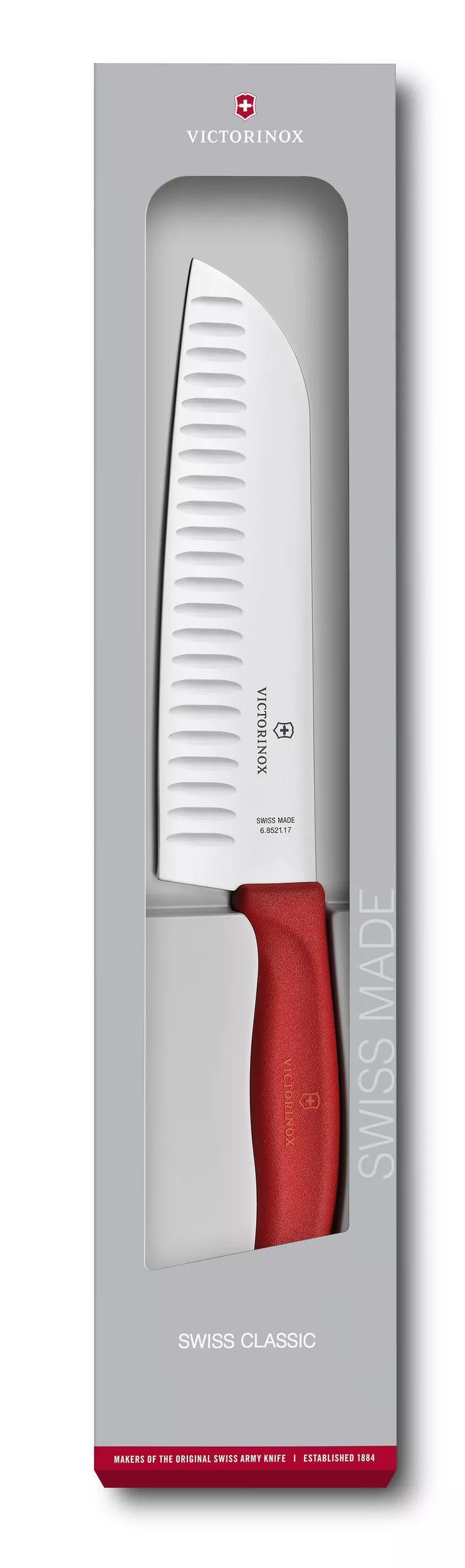 Swiss Classic Santokumesser-rot