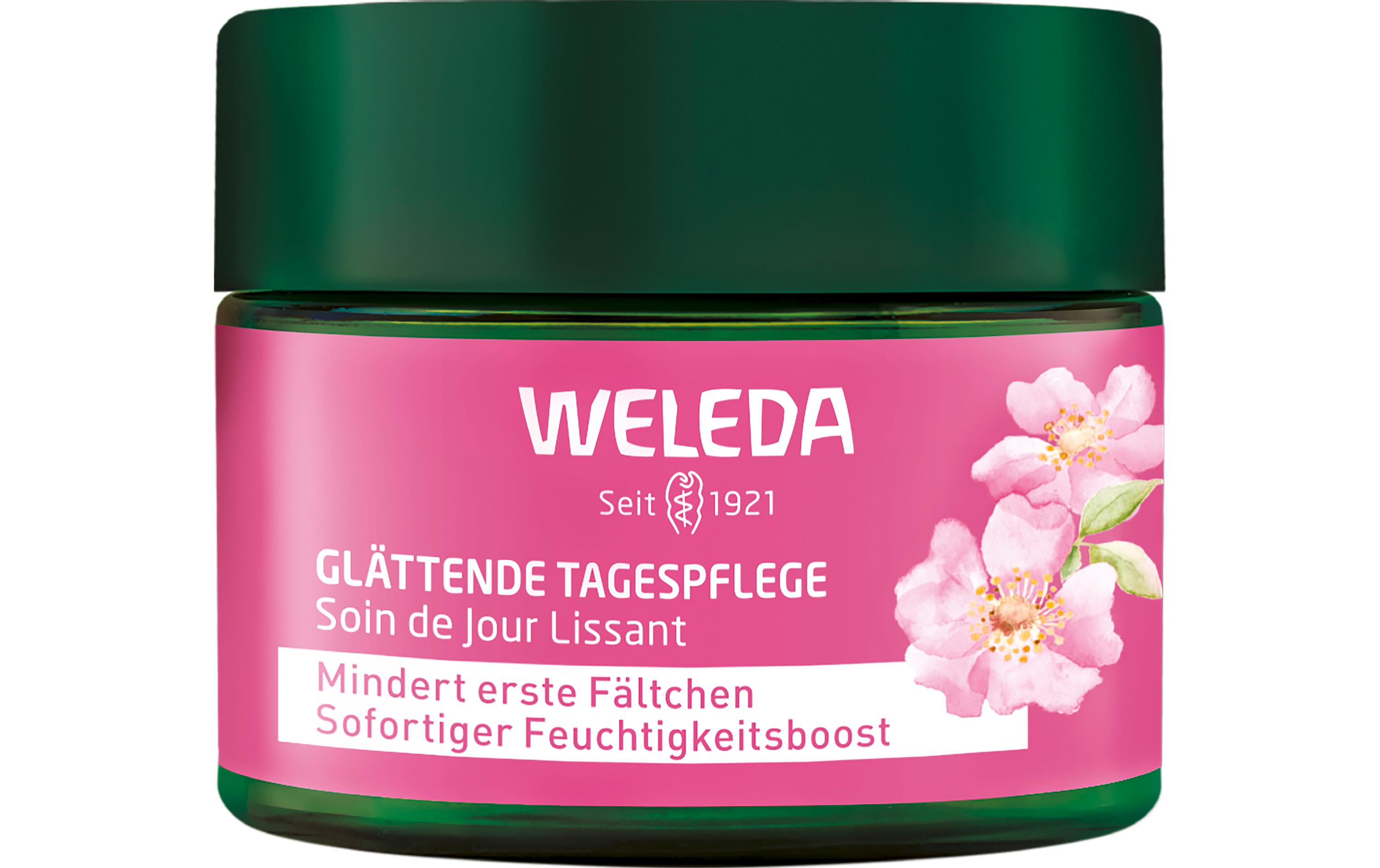 Tagescrème Wildrose und Weisser Tee 40 mlNatürliche Tagespflege mindert erste Fältchen