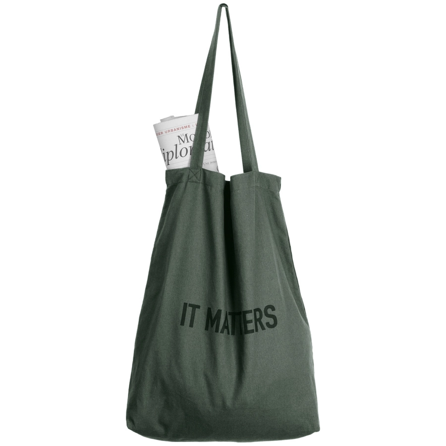 The Organic Company Stofftasche It Matters Dark green