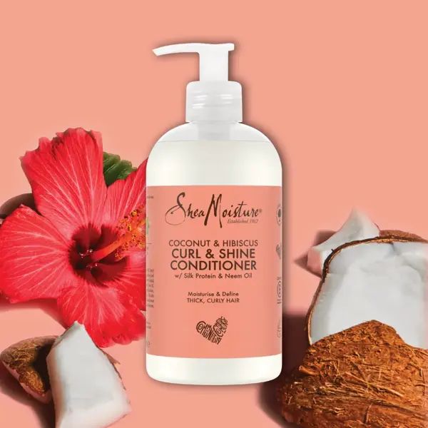 Condicionador revitalizante Shea Moisture Curl & Shine 384ml