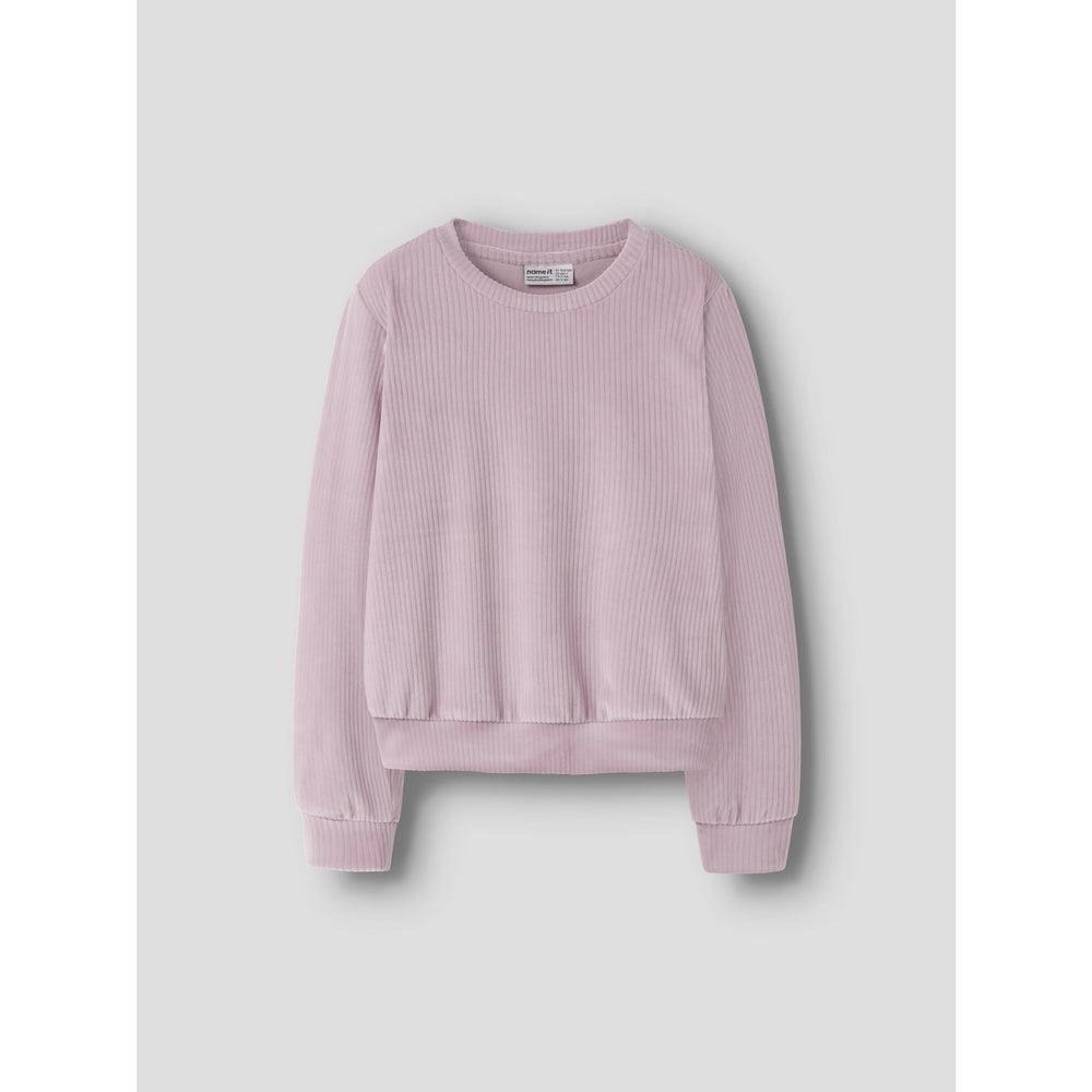 Køb Name It Keepsake Lilac Nkfveloa Ls Fløjl Kort Top