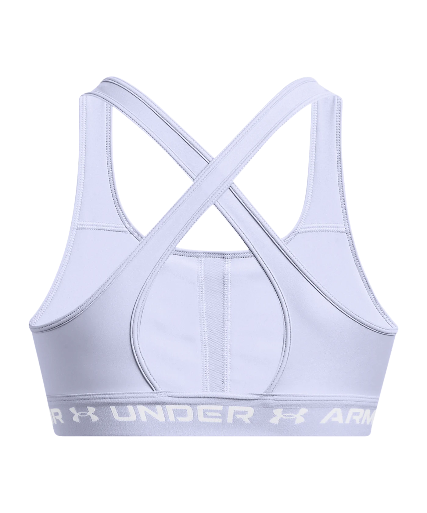 Under Armour Mid Sport-BH Damen Lila Schwarz
