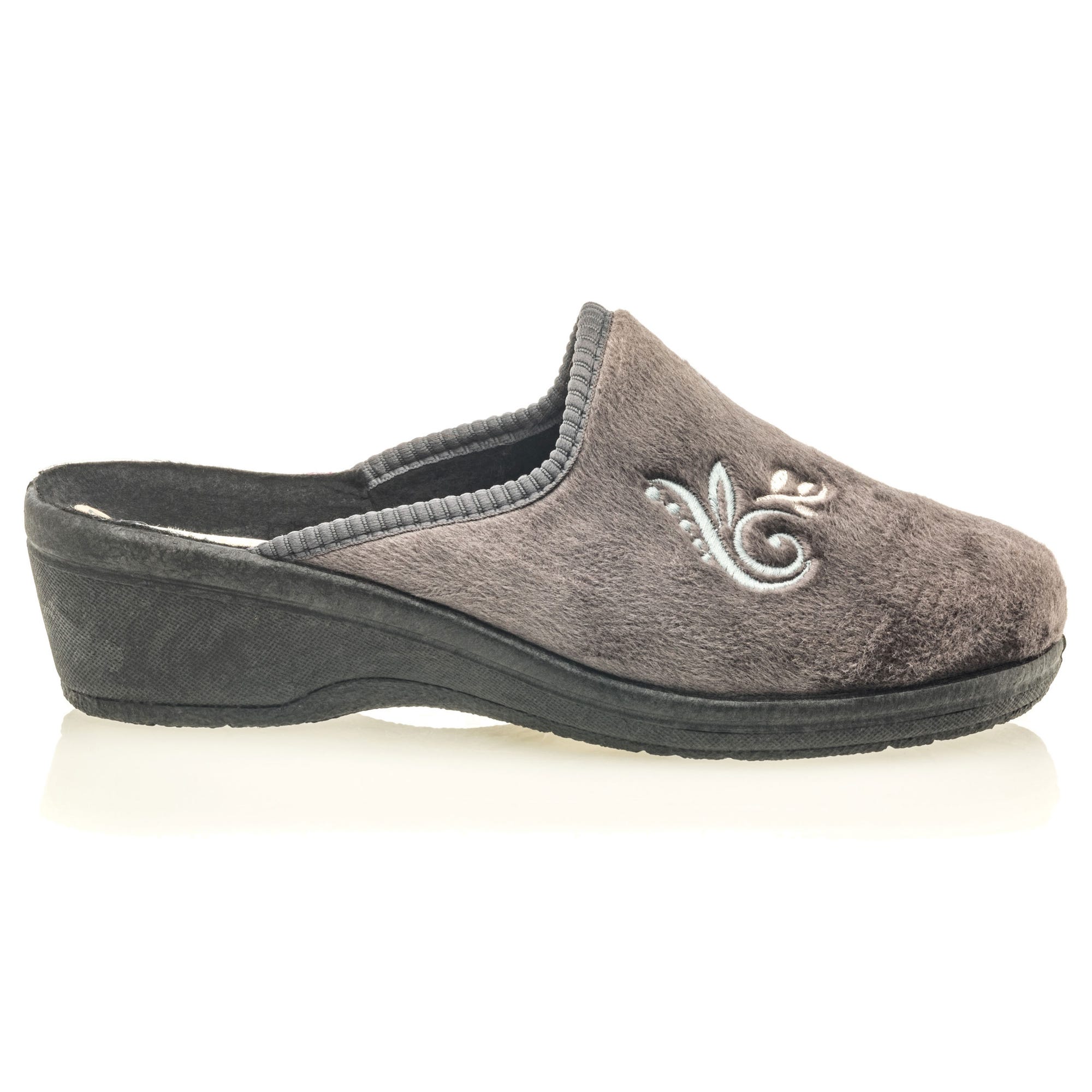 Pantoufles sabots Femme gris