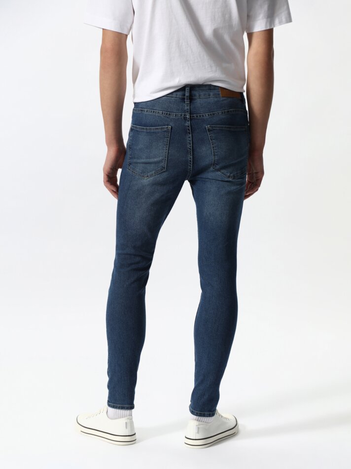 Calça jeans super skinny - Azul claro