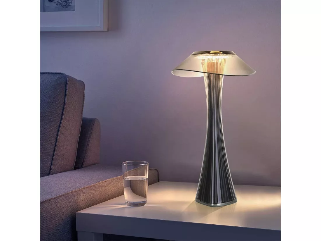 NETTLIFE Lampe de table LED ，Touch Lampe de table à intensité variable de nuit rechargeable Lampe de chevet diurne d'ambiance USB portables