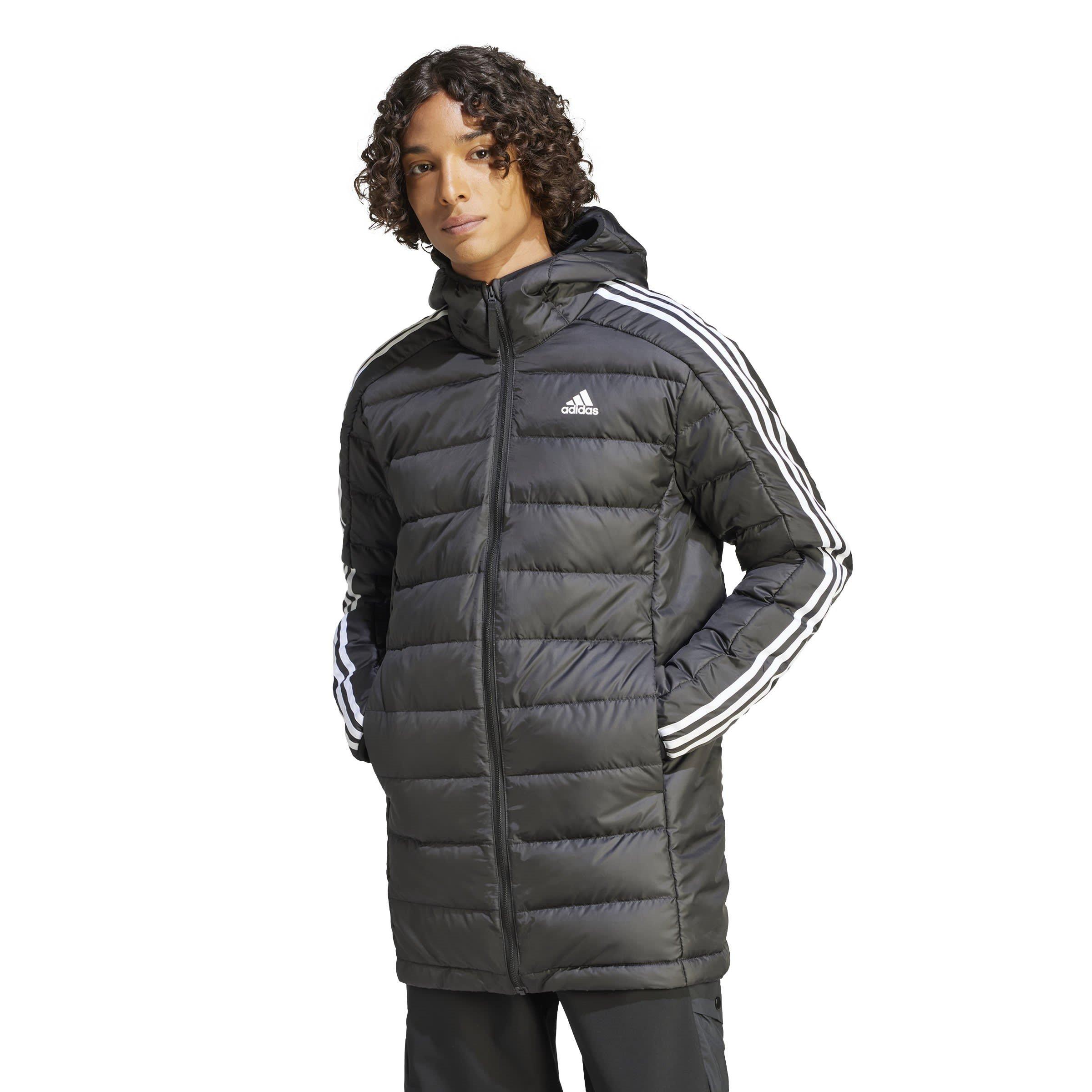 adidas Essentials 3 Stripes Light Down Hooded Parka