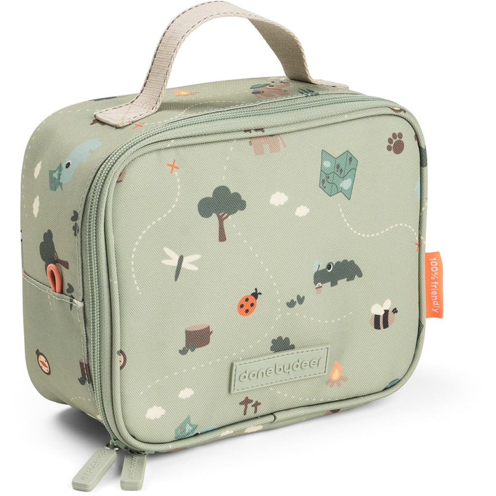 Køb DonebyDeer Green Tiny Trails Tiny Insulated Frokost Taske