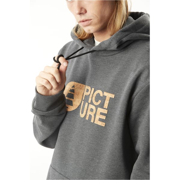Sweatshirt PICTURE BASEMENT CORK HOODIE DARK GREY MELANGE