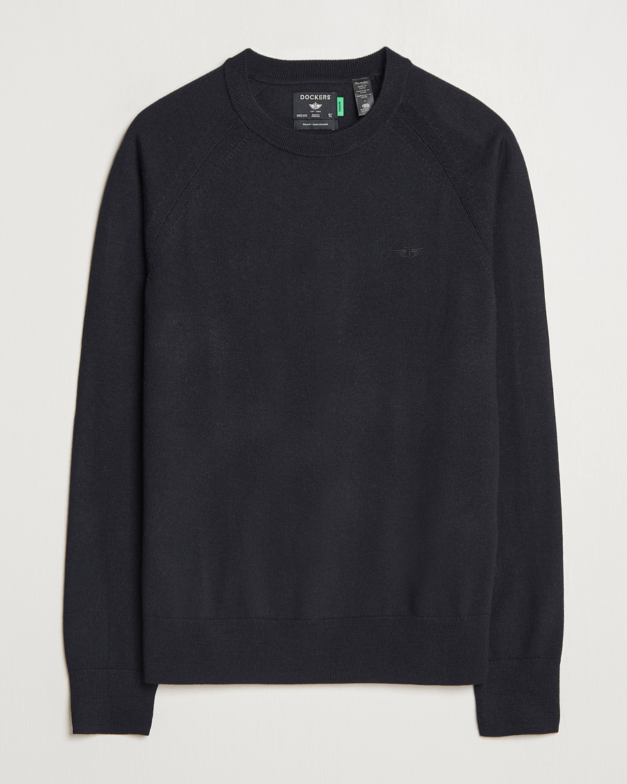 Dockers Washable Merino Crewneck Black