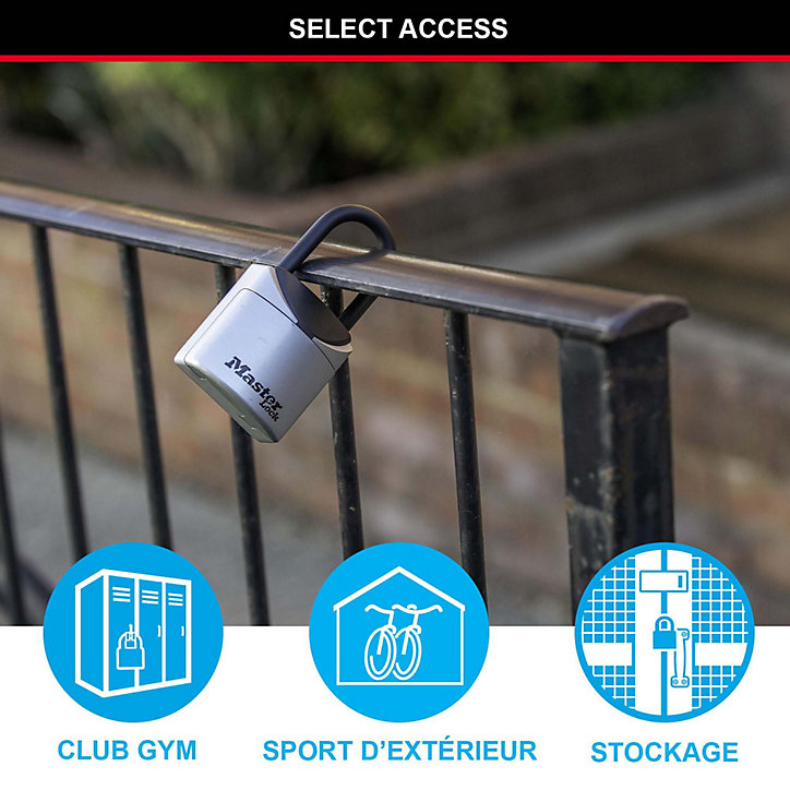 Boîte à clés transportable Master Lock 5406EURD
