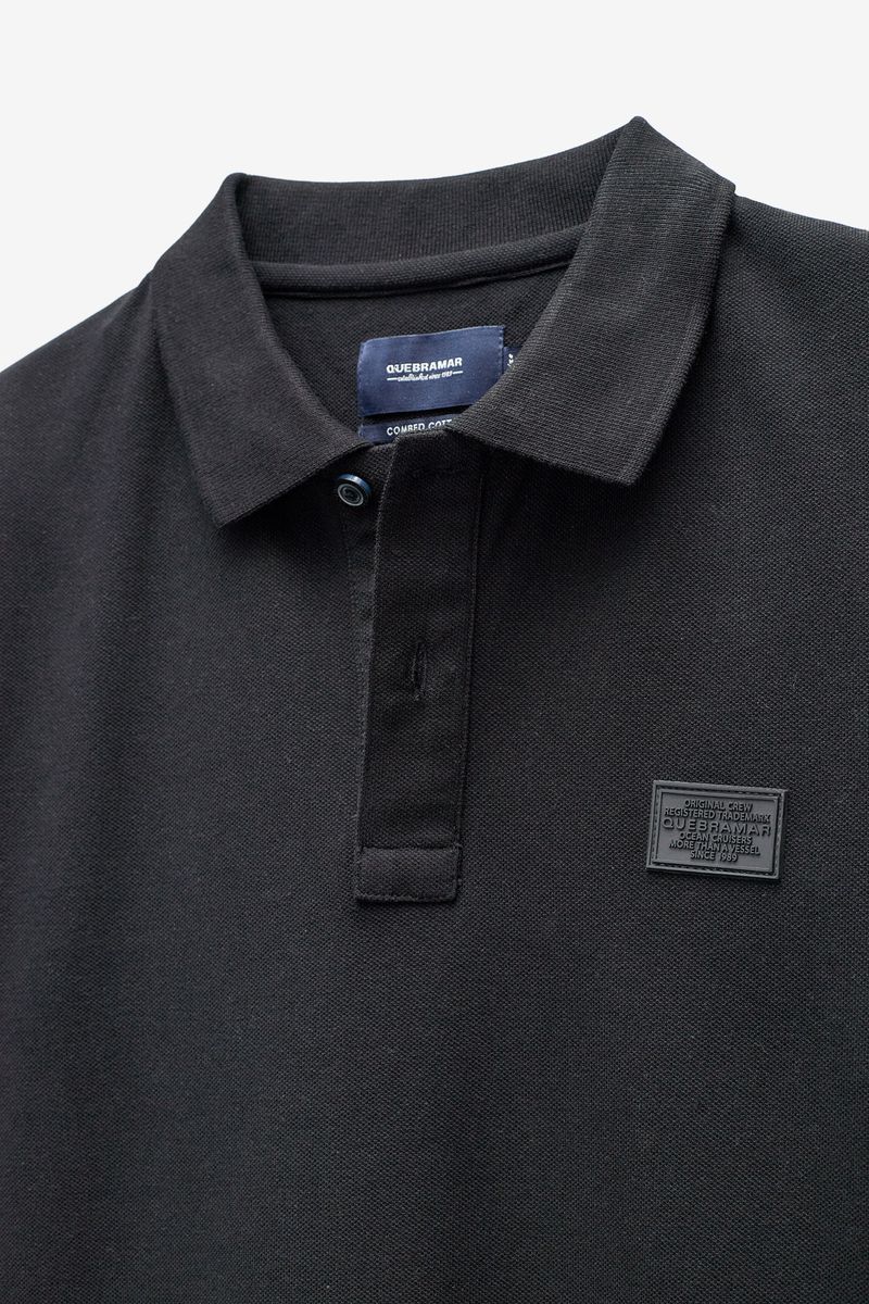 POLO PIQUET COM BADGE