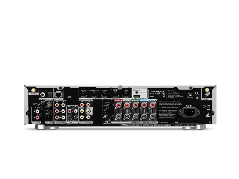 Marantz AV-Receiver NR1510 Gold/Silber Kompakter 5.2-Kanal-AV-Receiver mit Musikstreaming