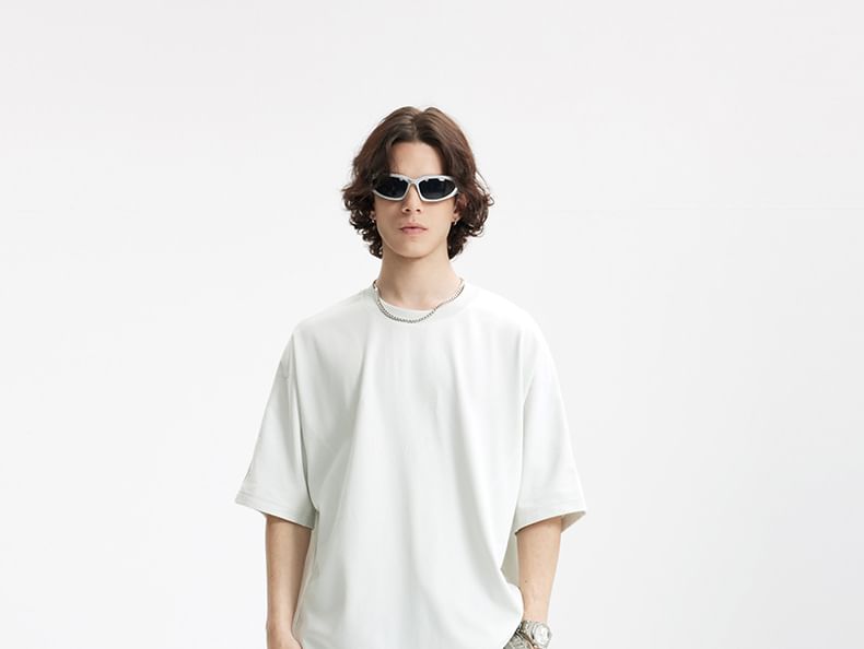 Newin - Gewassen baggy broek