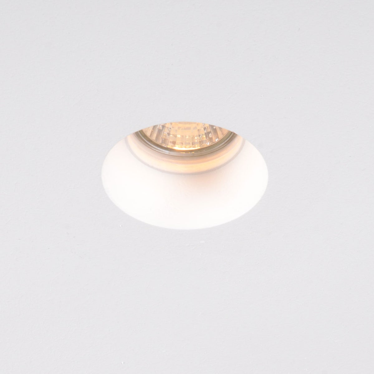 Inbouwspot wit 13 cm rond - Gypsy Stucco