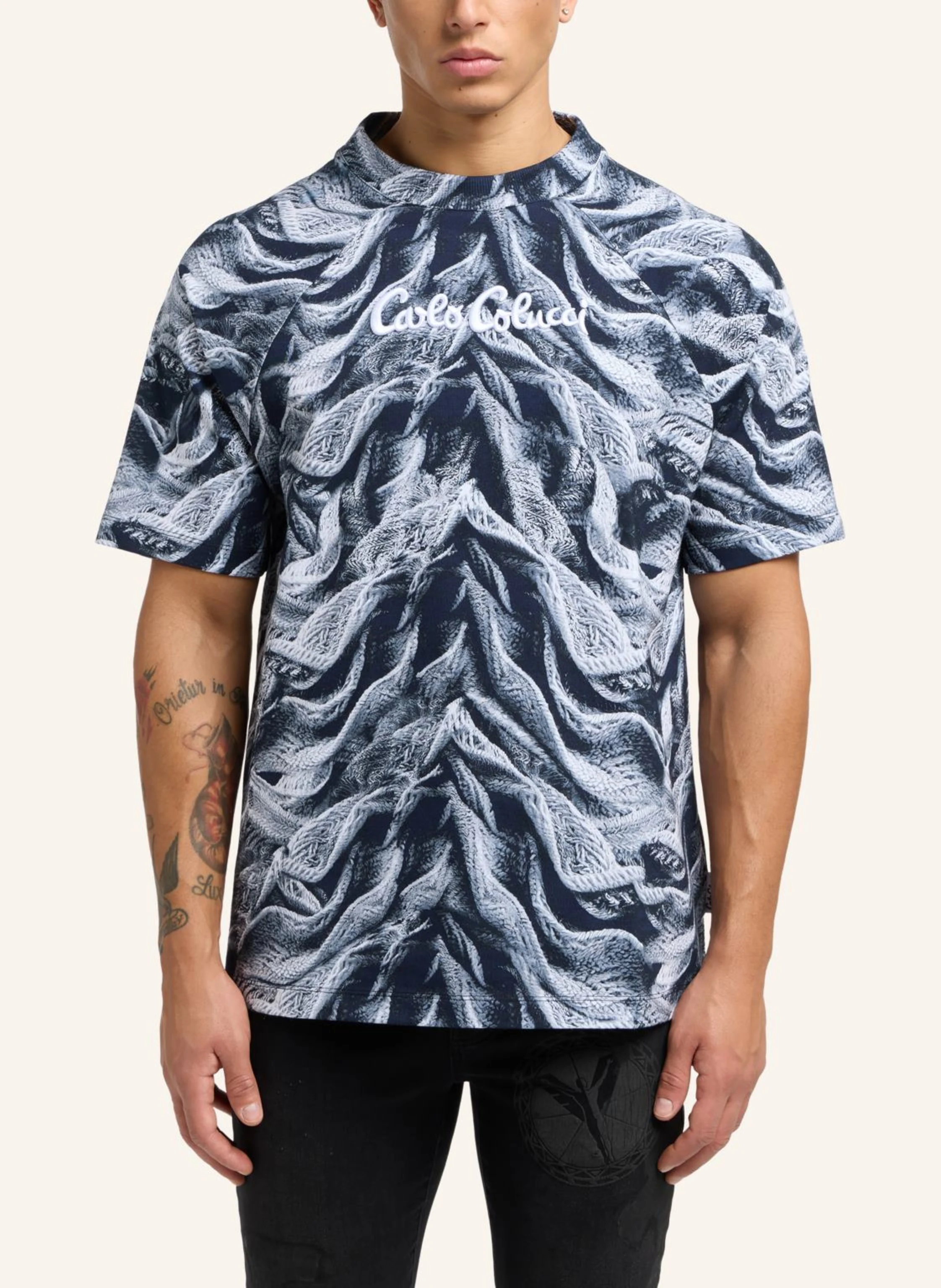 CARLO COLUCCI T-Shirt - Artificial Knit DORN