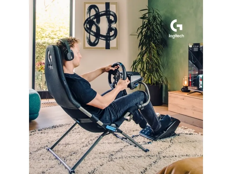 Playseat Challenge X - Logitech G Edition, Spillekonsolstol, 163 kg, Væddeløb, PC, PlayStation 4, PlayStation 5, Playstation 2, Playstation 3, Xbox, Xbox 360, Xbox One, Xbox..., 20 kg, 120 cm