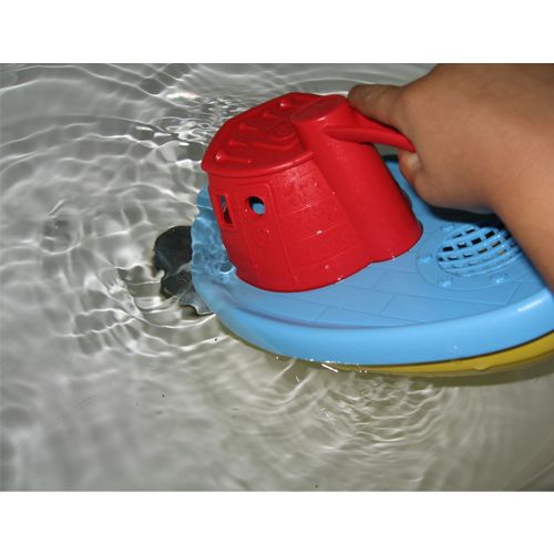 Green toys sleepboot geel gerecycled GTTUG01RY